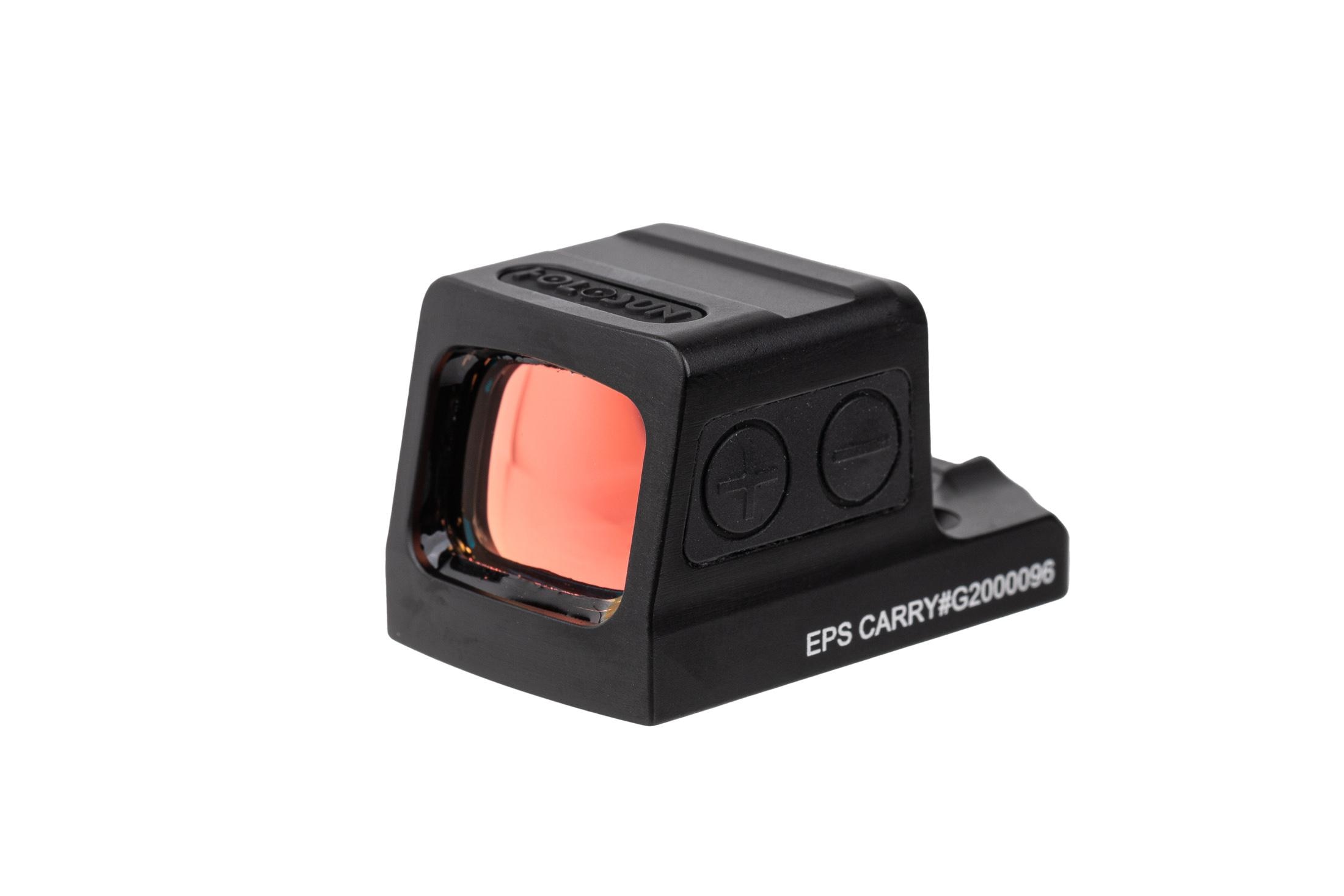 Holosun EPS Carry Enclosed Pistol Reflex Red Dot Sight 1x Red 2 MOA Dot Reticle Battery Powered Matte Black